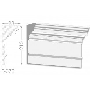 Тяга, молдинг из гипса т-370