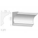 Тяга, молдинг з гіпсу т-371