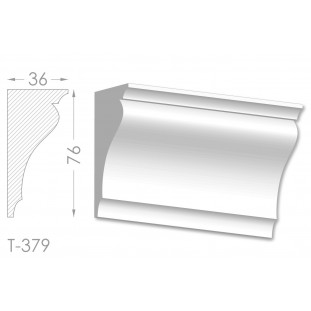 Тяга, молдинг из гипса т-379