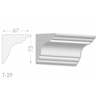 Тяга, молдинг з гіпсу т-29
