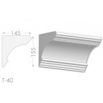 Тяга, молдинг з гіпсу т-40