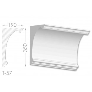 Тяга, молдинг из гипса т-57