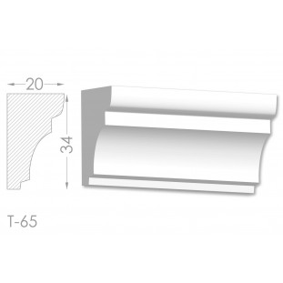 Тяга, молдинг из гипса т-65