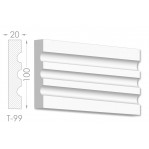 Тяга, молдинг з гіпсу т-99