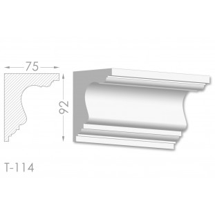 Тяга, молдинг з гіпсу т-114