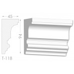 Тяга, молдинг з гіпсу т-118