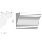 Тяга, молдинг з гіпсу т-127