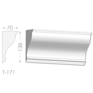 Тяга, молдинг из гипса т-171