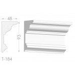 Тяга, молдинг з гіпсу т-184