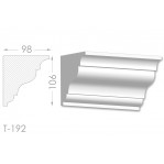Тяга, молдинг з гіпсу т-192
