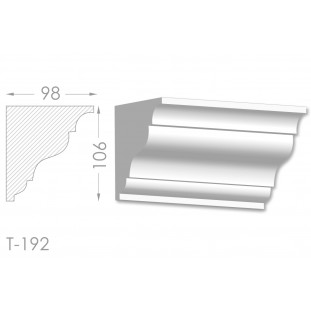 Тяга, молдинг из гипса т-192