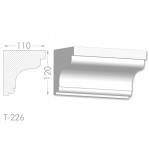 Тяга, молдинг з гіпсу т-226
