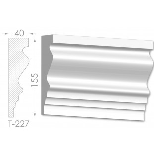 Тяга, молдинг из гипса т-227