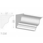 Тяга, молдинг з гіпсу т-230