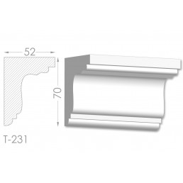 Тяга, молдинг из гипса т-231