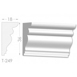 Тяга, молдинг из гипса т-249