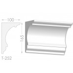 Тяга, молдинг з гіпсу т-252