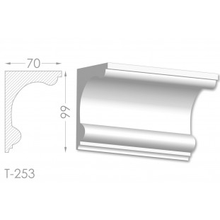 Тяга, молдинг из гипса т-253