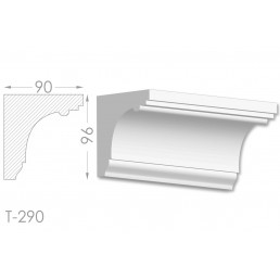 Тяга, молдинг з гіпсу т-290