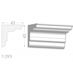 Тяга, молдинг из гипса т-293