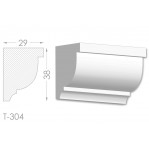Тяга, молдинг з гіпсу т-304