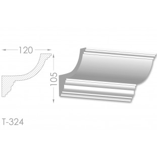 Тяга, молдинг из гипса т-324