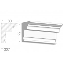 Тяга, молдинг з гіпсу т-327