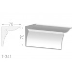 Тяга, молдинг з гіпсу т-341