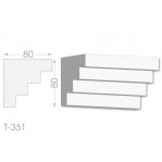 Тяга, молдинг из гипса т-351