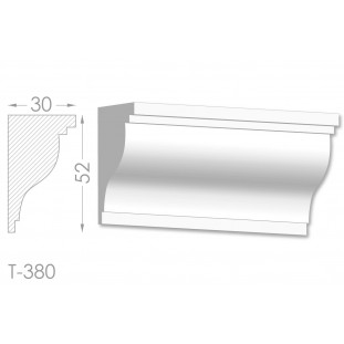 Тяга, молдинг из гипса т-380