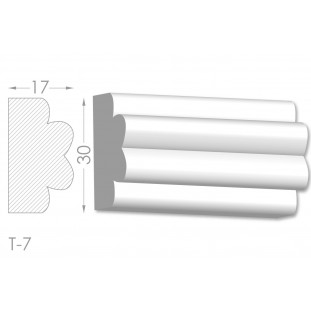 Тяга, молдинг з гіпсу т-7