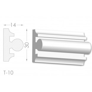 Тяга, молдинг з гіпсу т-10