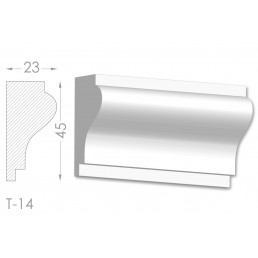 Тяга, молдинг з гіпсу т-14