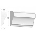 Тяга, молдинг з гіпсу т-48