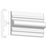 Тяга, молдинг з гіпсу т-63