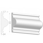 Тяга, молдинг з гіпсу т-64