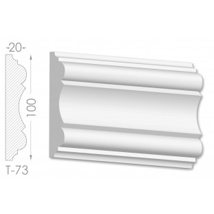 Тяга, молдинг з гіпсу т-73