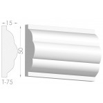 Тяга, молдинг з гіпсу т-75