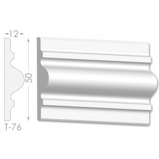 Тяга, молдинг з гіпсу т-76