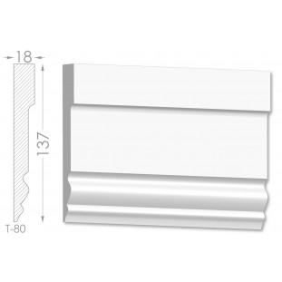 Тяга, молдинг з гіпсу т-80