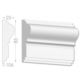 Тяга, молдинг из гипса т-106