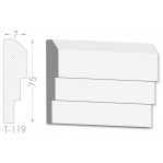 Тяга, молдинг з гіпсу т-119