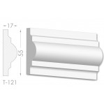 Тяга, молдинг з гіпсу т-121