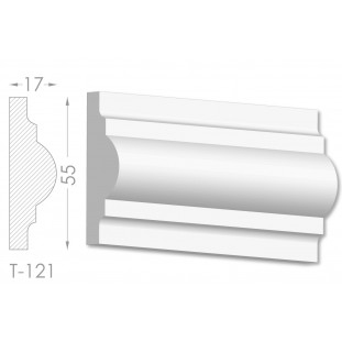 Тяга, молдинг из гипса т-121