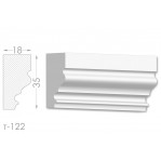 Тяга, молдинг з гіпсу т-122