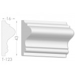 Тяга, молдинг з гіпсу т-123