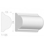 Тяга, молдинг з гіпсу т-125