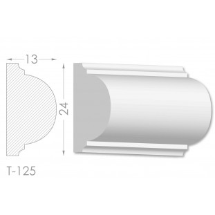 Тяга, молдинг з гіпсу т-125