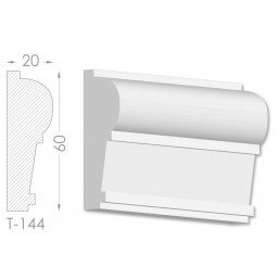 Тяга, молдинг з гіпсу т-144
