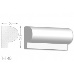 Тяга, молдинг з гіпсу т-148
